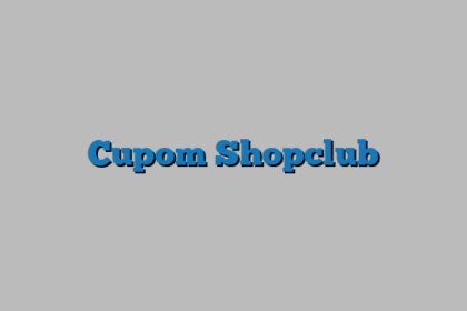 Cupom Shopclub