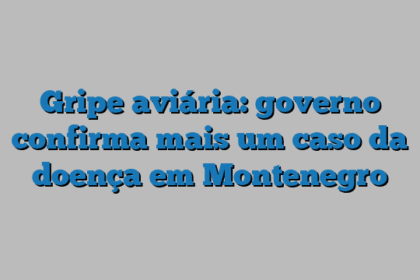 Gripe aviária: governo confirma mais um caso da doença em Montenegro