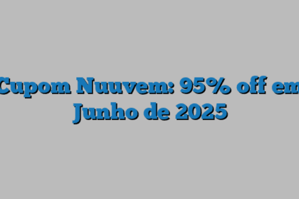 Cupom Nuuvem: 95% off em Junho de 2025