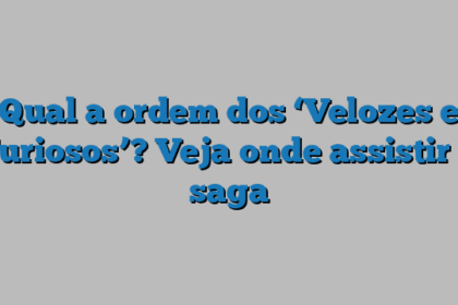 Qual a ordem dos ‘Velozes e Furiosos’? Veja onde assistir à saga
